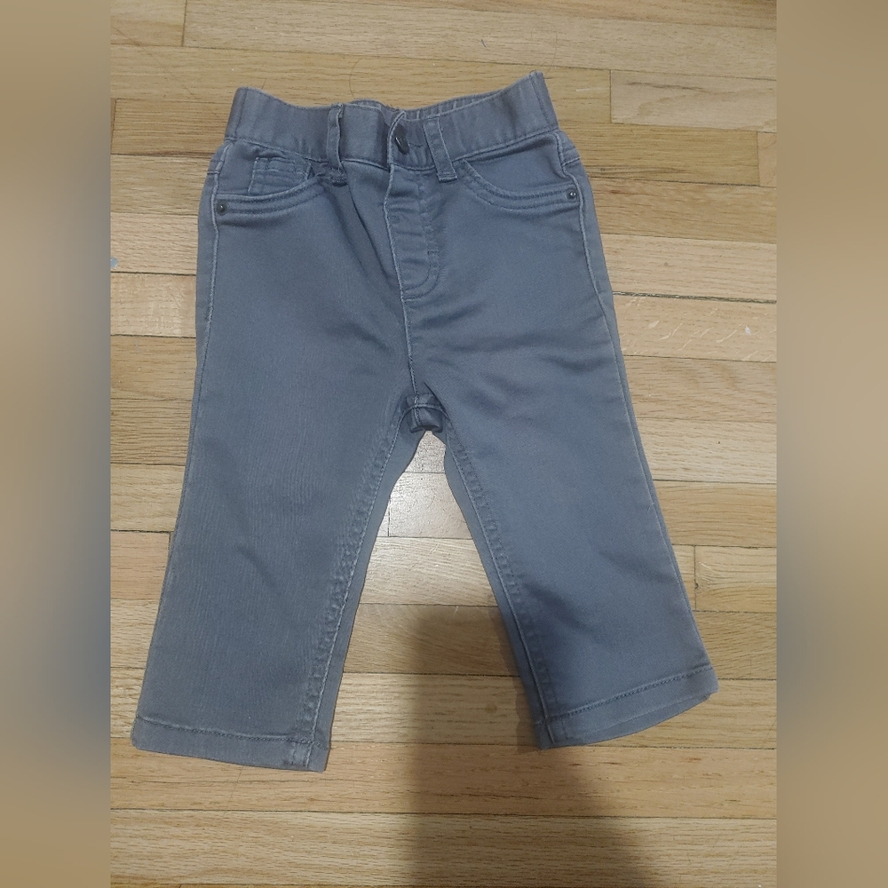 Cat & Jack Baby Boy Gray Jeans / 6-9 Months